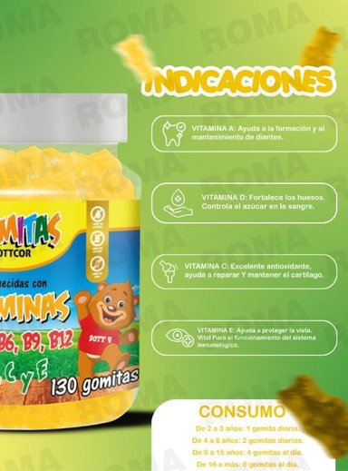 PACK 2 GOMITAS VITAMINAS PARA NIÑOS + OMEGA 3 ADULTO 260 UND - 2