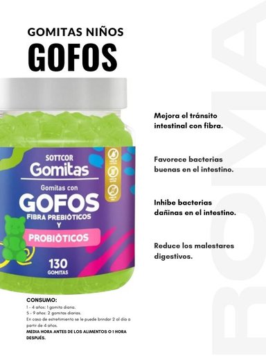 PACK 2 GOMITAS GOFOS PARA NIÑOS + OMEGA 3 ADULTO 260 UND - 2
