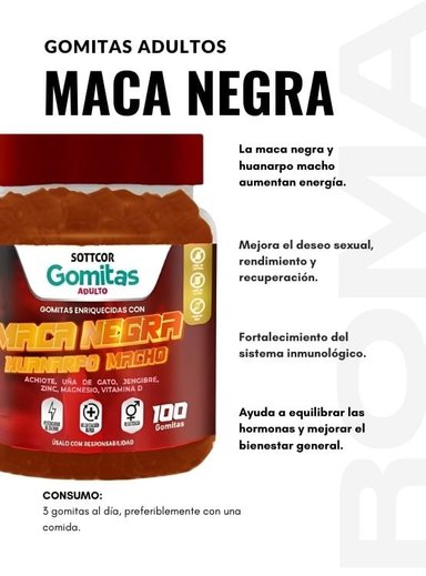 PACK 2 GOMITAS OMEGA 3 NIÑOS + GOMITAS MACA NEGRA 100 UND - 3