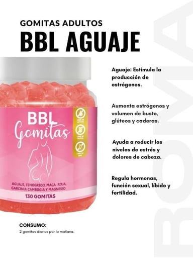 PACK 2 GOMITAS OMEGA 3 NIÑOS + GOMITAS AGUAJE BBL 260 UND - 3