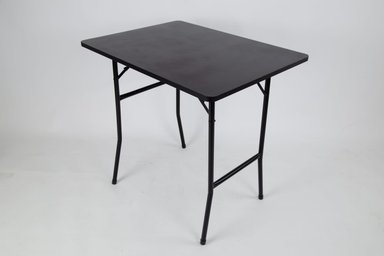 MESA PLEGABLE ATAHUALPA EP6060N 80 CM X 60 CM NEGRO - 2