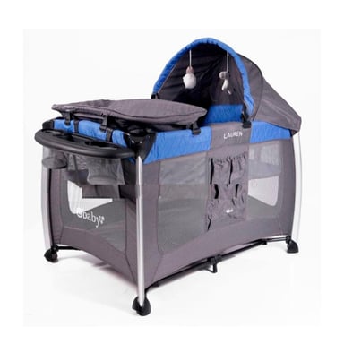 CUNA CORRAL EBABY LAUREN AZUL - 2