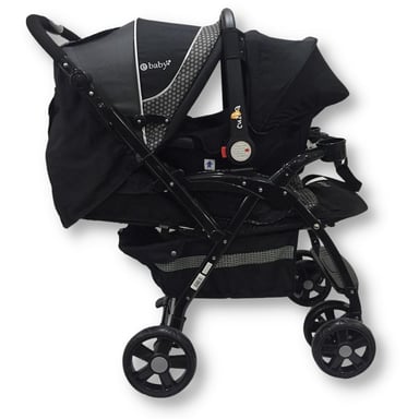 COCHE CUNA EBABY BRAVIAR ROJO TRAVEL SISTEM PARA BEBÉ - 2