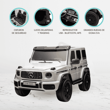 CARRO A BATERÍA 4 X 4 «AMG G63» WHITE - 1