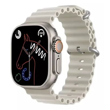 SMARTWATCH ULTRA 8 SERIE HUESO - 2