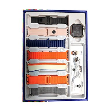 SMARTWATCH T24 NEGRO BLUETOOTH LLAMADAS FRECUENCIAS Y SUEÑO CHAMPION EDITION CON 7 CORREAS - 3