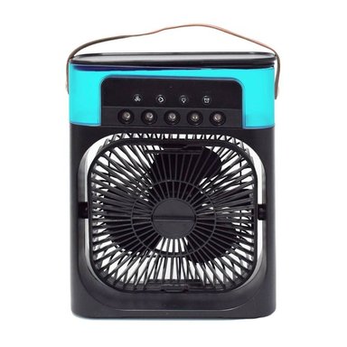 VENTILADOR ENFRIADOR HUMIDIFICADOR 3 EN 1 CON LUZ LED RGB TEMPORIZADOR - 5