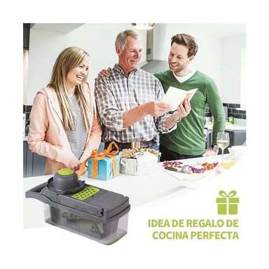 PICADOR DE VERDURAS ALIMENTOS MULTIFUNCIONAL CORTADOR MULTIUSO 12 EN 1 - 3