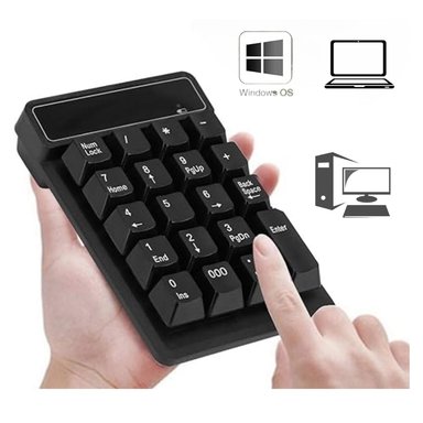 TECLADO NUMÉRICO PARA PC O LAPTOP INALÁMBRICO 19 TECLAS CMK-K3 - 1