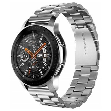 CORREA XIAOMI AMAZFIT GTS / 2 / 3 ACERO INOXIDABLE PLATA - 2