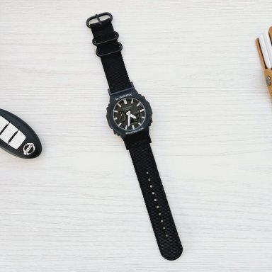 CORREA NYLON PARA CASIO G-SHOCK GA-2100 - NEGRO - 1
