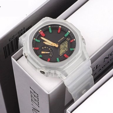CORREA REPUESTO CASIO G-SHOCK DW-5600 GA-2100 TRANSPARENTE - 3