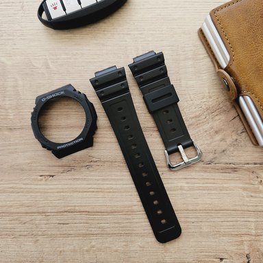 CORREA REPUESTO + BISEL PARA CASIO G-SHOCK GA-2100 - NEGRO - 1