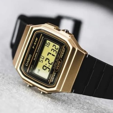 RELOJ CASIO CLASSIC F91WM-9A | DIGITAL | UNISEX - DORADO - 2