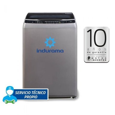 LAVADORA INDURAMA AUTOMATICA LRI19CR 19K CROMA. - 1