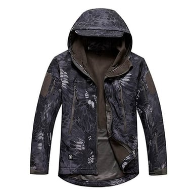 CHAQUETA TACTICA CASACA PIEL DE TIBURON CAMPING TREKKING INVIERNO - CAMUFLADA - 4