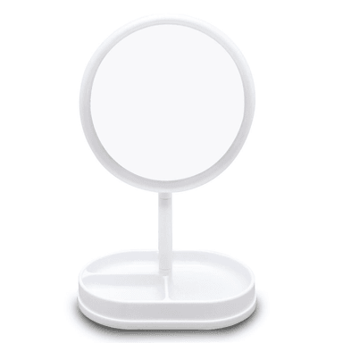 ESPEJO PARA MAQUILLAJE CON LUZ LED Y BASE ORGANIZADORA - 4