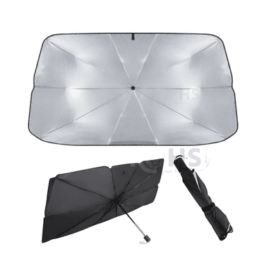 PARASOL PLEGABLE PARA PARABRISAS DE AUTO CON PROTECCIÓN SOLAR - 1