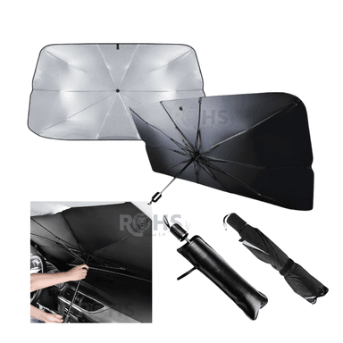 PARASOL PLEGABLE PARA PARABRISAS DE AUTO CON PROTECCIÓN SOLAR - 2