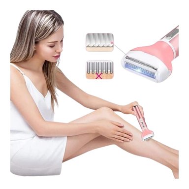 DEPILADORA PARA DAMA KEMEI 4 EN 1 - 4