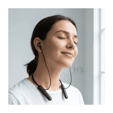 PACK 2 AUDÍFONOS BLUETOOTH INALÁMBRICOS DEPORTIVOS MZ-101 CON REDUCCIÓN DE RUIDO NEGRO - 6