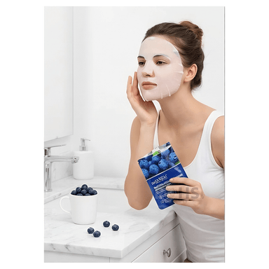 SET DE 10 MASCARILLAS FACIALES DE ARÁNDANO DR LA ROSA - 4