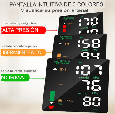 TENSIÓMETRO DIGITAL MEDIDOR DE PRESIÓN ARTERIAL RECARGABLE - 3