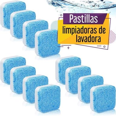 3 PASTILLAS LIMPIADOR DE LAVADORA 36 PIEZAS - 2