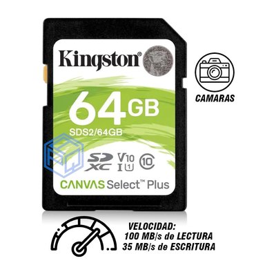 MEMORIA KINGSTON CARD SD CANVA 64 GB - 3