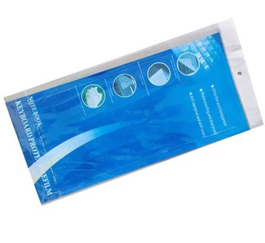 PROTECTOR TECLADO LAPTOP UNIVERSAL SILICONA BLANCO PACK 2 UNIDADES - 1