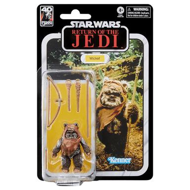 FIGURA ACCIÓN HASBRO BLACK SERIES WICKET THE EWOK EVI THE RETURN OF THE JEDI STAR WARS - 3