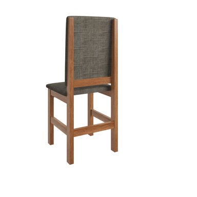 SET X 2 SILLAS DE COMEDOR - CANELA / LINHO - 2