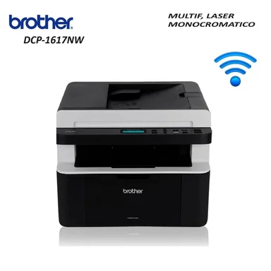 IMPRESORA MULTIFUNCIONAL BROTHER DCP-1617NW LASER WIFI MONOCROMATICO - 1