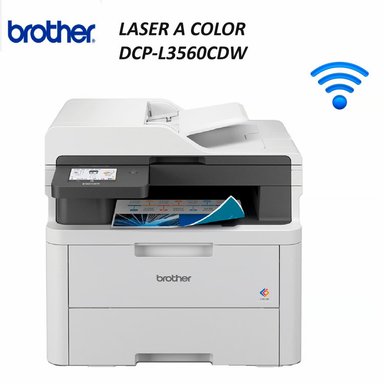 IMPRESORA BROTHER MULTIFUNCIONAL DCP-L3560CDW LASER A COLPOR - 1