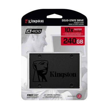 DISCO DURO SÓLIDO SSD SATA KINGSTON 240 GB SSD240GB A400 2.5 3 - 1