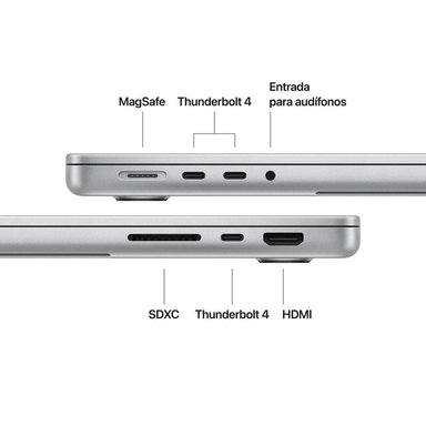 MACBOOK PRO 14″ M5 16GB RAM + 512GB SSD (TECLADO INGLES) - SILVER - 5