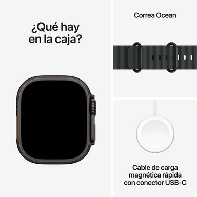 APPLE WATCH ULTRA 3 GPS + CELULAR 49MM - BLACK TITANIUM + REGALO - 8