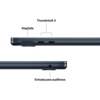 NUEVA MACBOOK AIR M5 13” 16GB RAM + 512GB (TECLADO INGLES) - MIDNIGHT (2026) + REGALO - 4