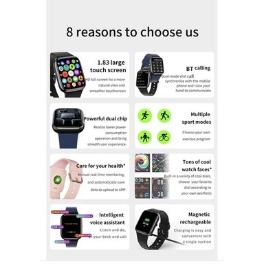 SMARTWATCH SMART ROSADO T900+ PRO MAX EVOLUTION SUPER PREMIUM SERIE 10 MODELO 2025 - 6