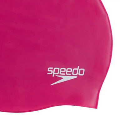 GORRO NATACIÓN SPEEDO PLN MOULDED CAP SILICONA ADULTO ROSADO - 3