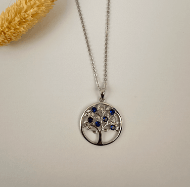 COLLAR ÁRBOL MÍSTICO BRILLANTE PLATA 925 - 2