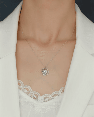 COLLAR DESTELLO ESTELAR - PLATA 925 - 3