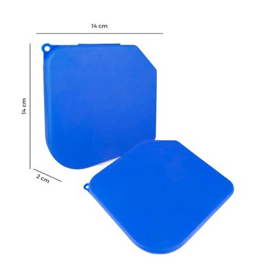 PORTA MASCARILLAS ANTIBACTERIAL PACK DE 10 UNDS AZUL - 2