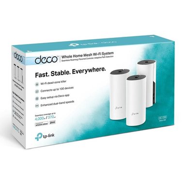 SISTEMA MESH TP-LINK WIFI INTELIGENTE DOBLE BANDA AC1200 DECO M4 3-PACK - 4