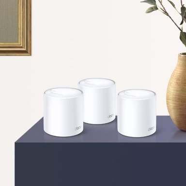 SISTEMA MESH TP-LINK WI-FI INTELIGENTE DOBLE BANDA AX1800 DECO X20 3-PACK - 6