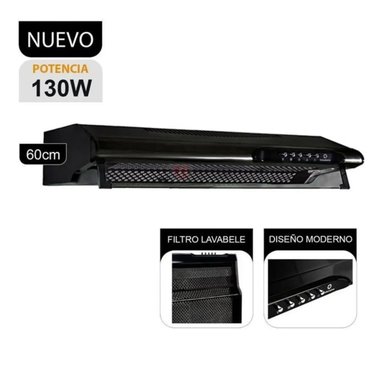 CAMPANA EXTRACTORA INDURAMA 60CM CEI-602NE - 1