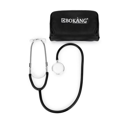 TENSIÓMETRO MANUAL ANEROIDE CON ESTETOSCOPIO BOKANG NEGRO - 4
