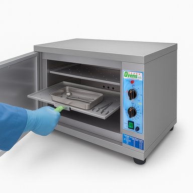 ESTERILIZADOR DE CALOR SECO DE 6 LTS EN ACERO SATINADO - 5