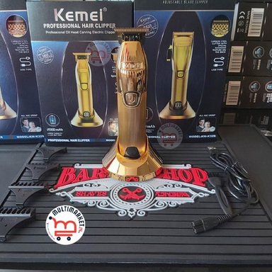 MÁQUINA PATILLERA KEMEI KM-I32S DORADA - 4