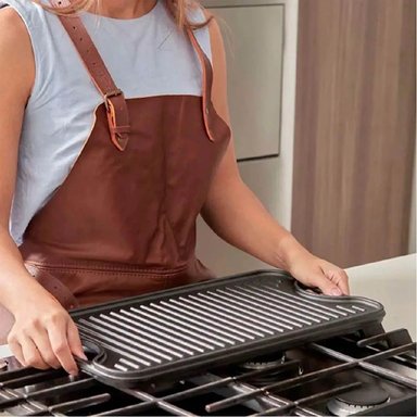 PLANCHA REVESIBLE VICTORIA HIERRO FUNDIDO 50X35 CM - 2
